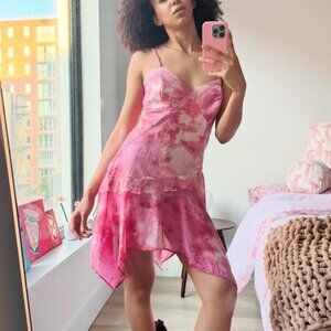Wild Fable Pink Tie Dye Dress XS